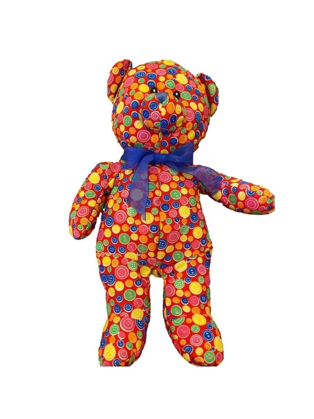 Sugar Loaf Plush Stuffed Animal Toy Red Multi One Size